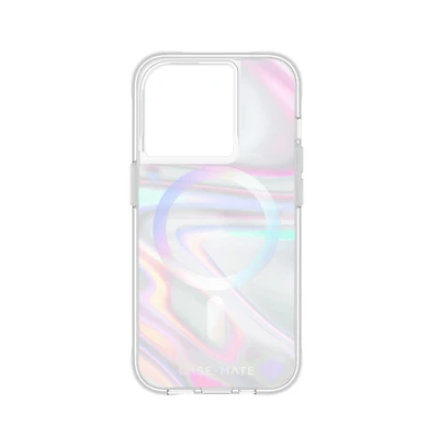 Case-Mate Soap Bubble MagSafe Case for Apple iPhone 15 Pro-Multi-Color