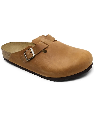 Birkenstock Men's Leather Boston Clogs from Finish Line