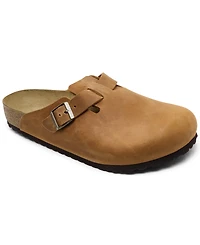 Birkenstock Men's Leather Boston Clogs from Finish Line