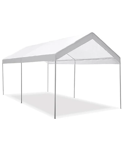 Gymax Steel Frame Party Tent Canopy Shelter Portable Car Carport Garage Cover