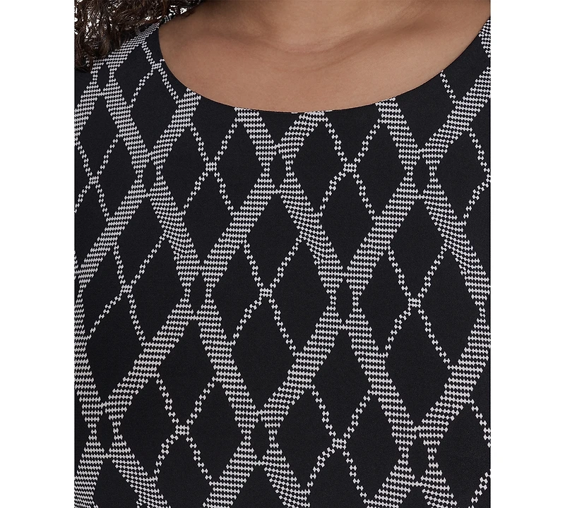 Tommy Hilfiger Plus Bell-Sleeve Shift Dress