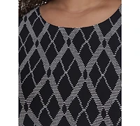 Tommy Hilfiger Plus Bell-Sleeve Shift Dress