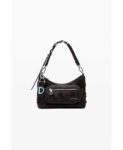 Desigual Women's Small textured floral crossbody bag