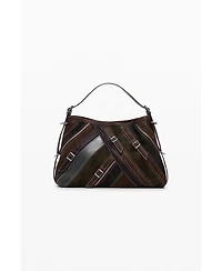 Desigual Women's Medium shoulder bag with stitching