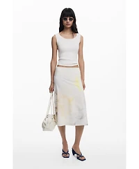 Desigual Women's Midi skirt with elastic waistband