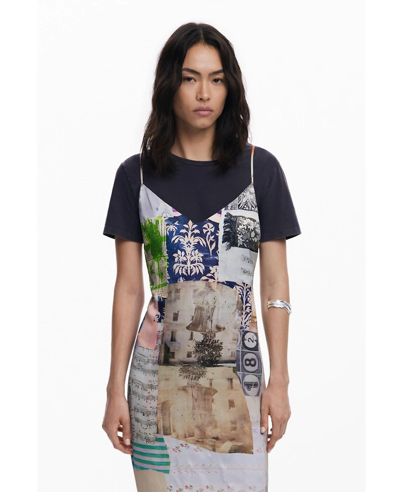 Desigual Women's Collage Dress 2 1