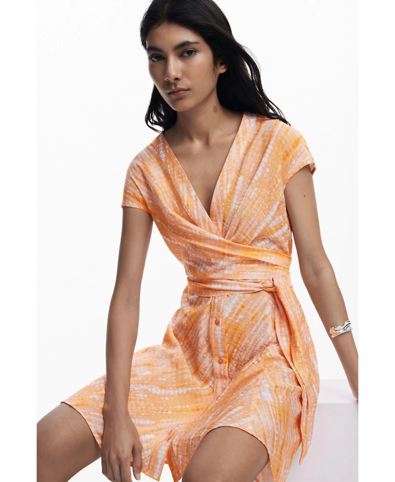 Desigual Women's Wrap short dress