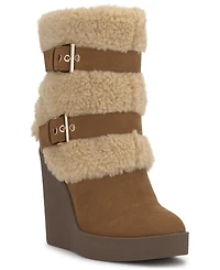 Jessica Simpson Women's Meztyn Cozy Wedge Booties
