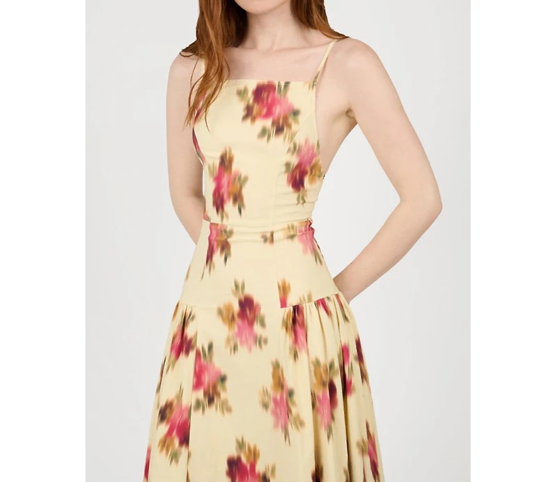 WeWoreWhat Women's Flare Panel Midi Dress