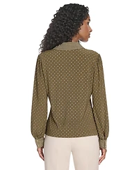 Tommy Hilfiger Women's Foulard Johnn Collar Top