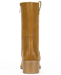 Style & Co Women's Inezz Mid Shaft Faux-Leather Boots, Macy's Exclusive