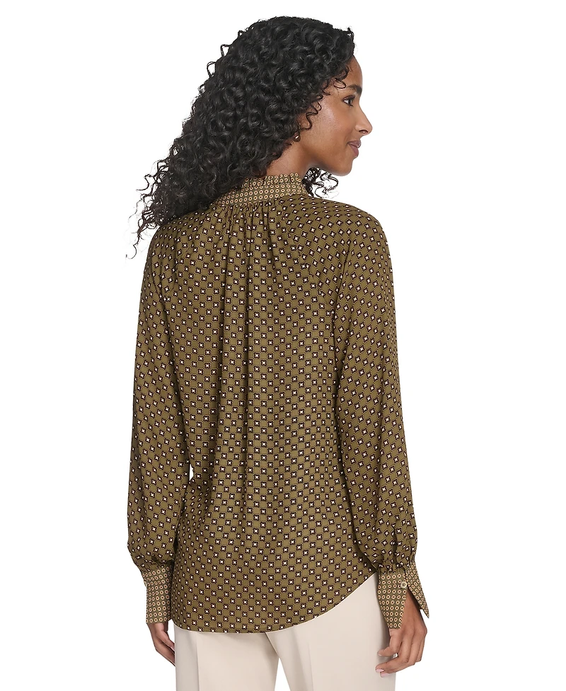 Tommy Hilfiger Women's Foulard Tie-Neck Blouse