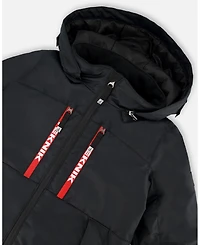 Deux par Deux Boy Two-Piece Teknik Snowsuit Red - Toddler|Child