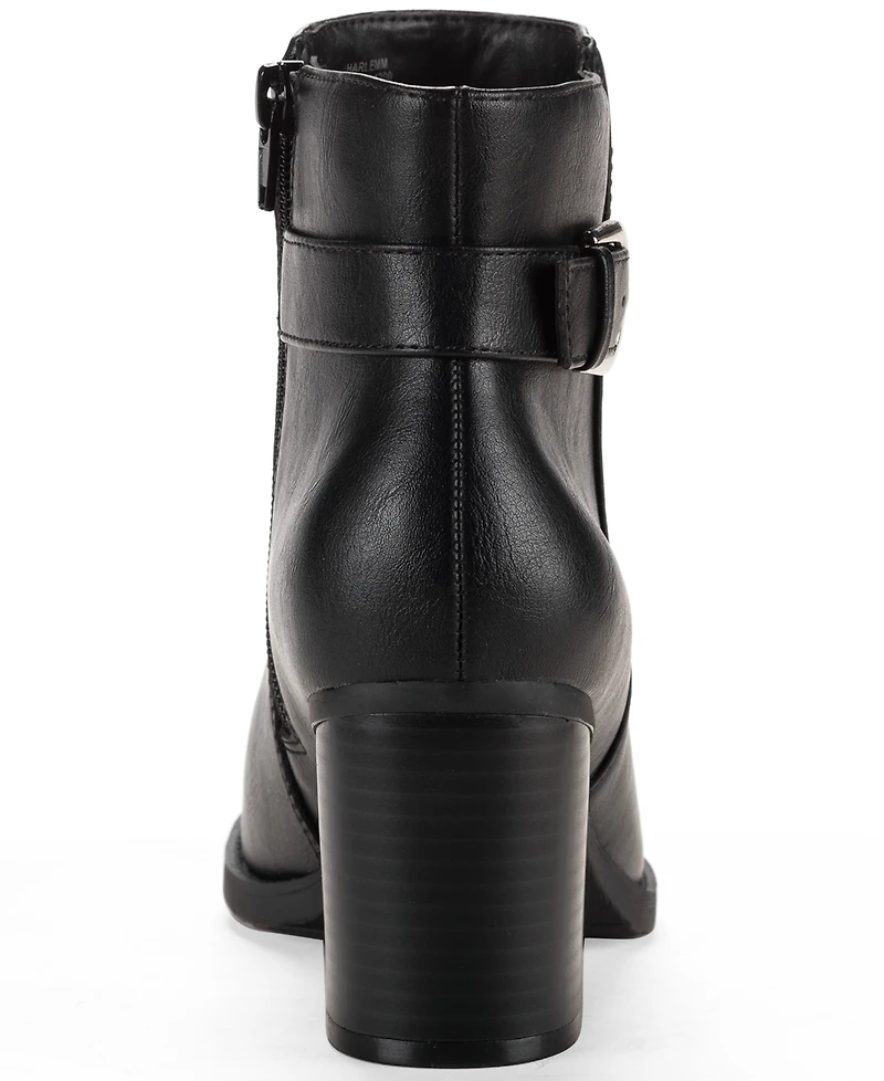 Style & Co Women's Harlemm Belt Booties, Macy's Exclusive