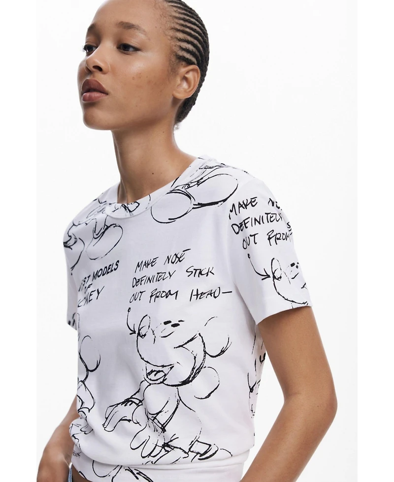 Desigual Women's Mickey Sketch T-shirt
