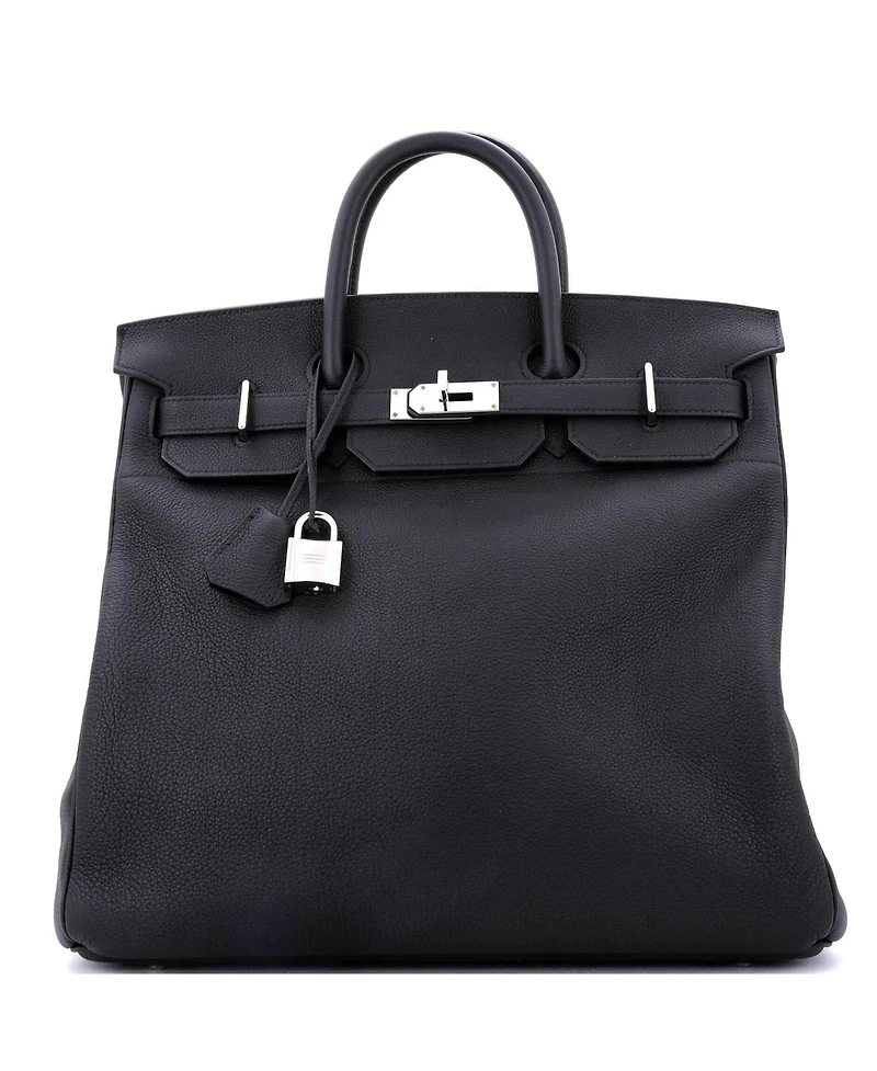 Pre-Owned Hermes Hac 40 Handbag Togo with Palladium Hardware