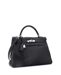 Pre-Owned Hermes Kelly 32 Handbag Togo with Palladium Hardware