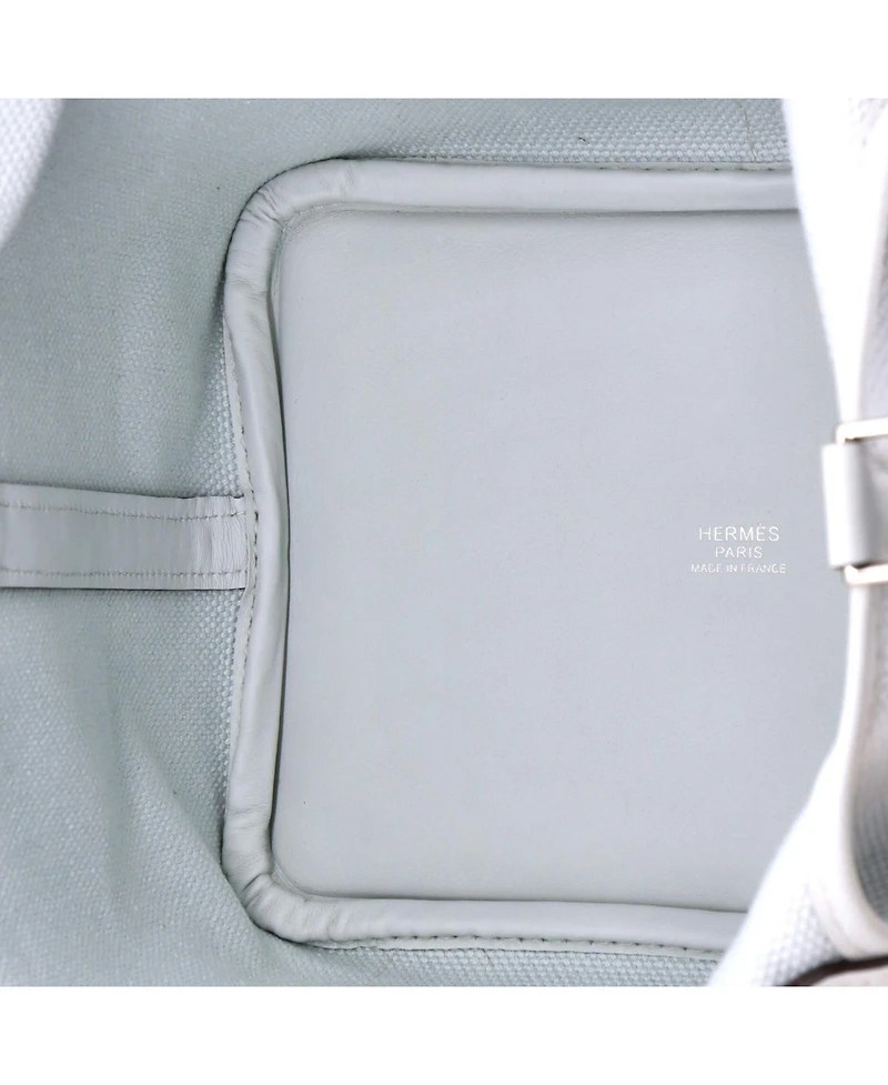 Pre-Owned Hermes Pm Cargo Picotin Lock Bag Canvas and Swift