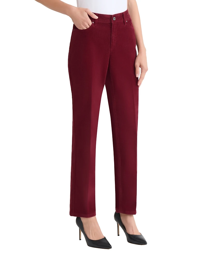 Jones New York Women's Fly Front Lexington Straight Jeans