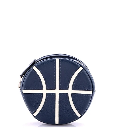 Pre-Owned Hermes Basketball Change Purse Leather