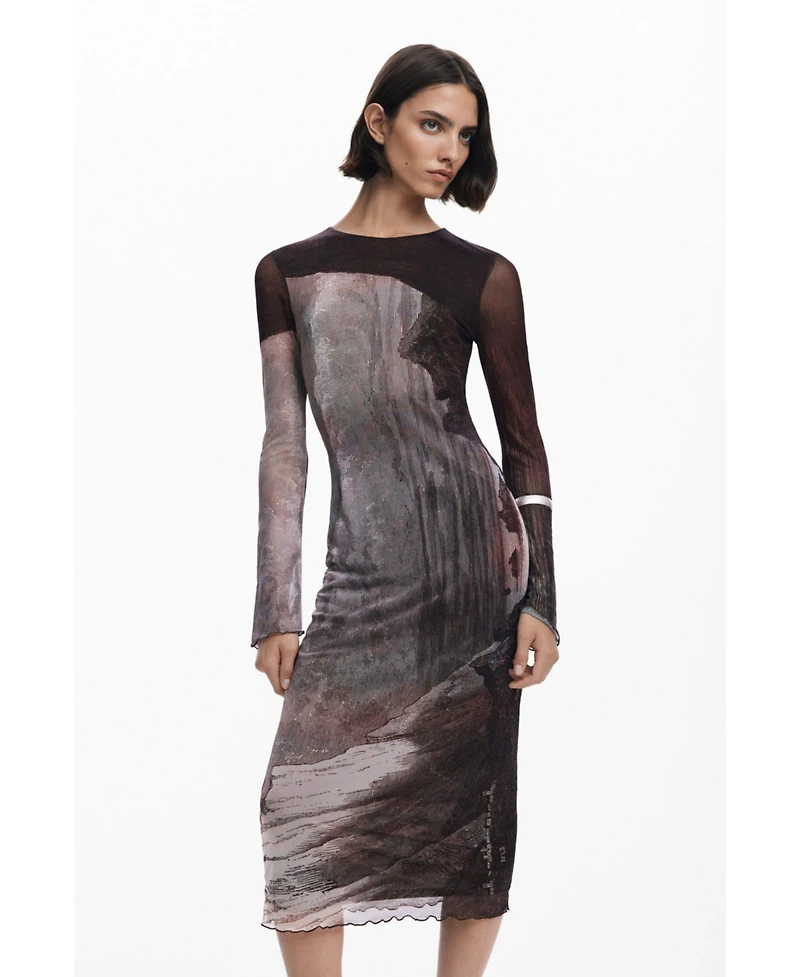 Desigual Women's Dress designed by Mr. Christian Lacroix
