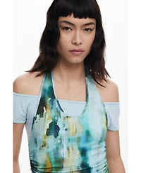 Desigual Women's Double-layer effect T-shirt