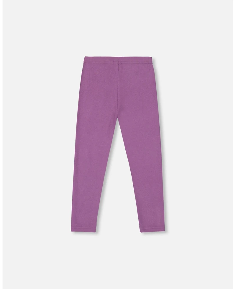 Deux par Baby Girls Super Soft Ribbed Leggings Lavender