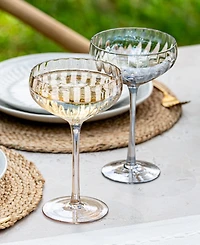 Qualia Glass Modern Coupe Glasses