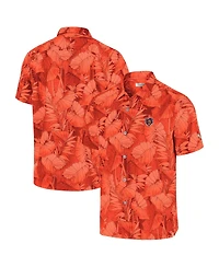Tommy Bahama Men's Orange Chicago Bears Coast Nuevo Fronds Camp Button-Up Shirt