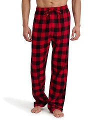 Hanes Men's Flannel Button Down Pajama Sleep Set