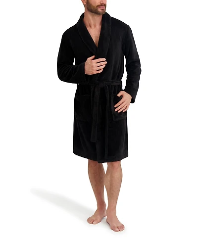 Hanes Men's Adjustable Plush Robe