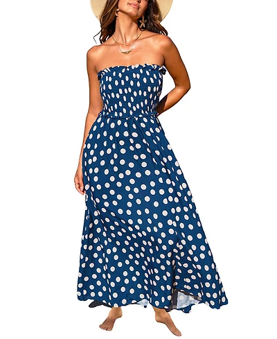 Cupshe Women's Out All Day Polka Dot Maxi Beach Dress