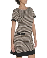 Tommy Hilfiger Petite Crewneck Short-Sleeve Shift Dress