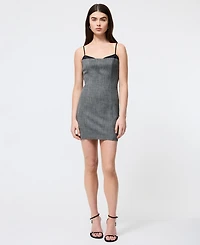 French Connection Women's Owen Plaid Peek-a-Boo Mini Dress