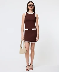 French Connection Women's Ruthie Sleeveless Knit Shift Mini Dress