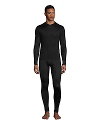 Lands' End Men's Silk Long Underwear Crew Neck