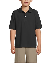 Lands' End Girls Short Sleeve Mesh Polo Shirt