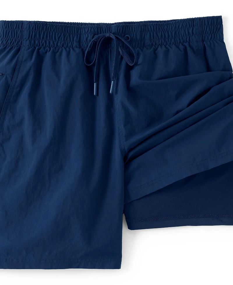 Lands' End Men's 7 Inch Volley Hydroliner Swim Trunks