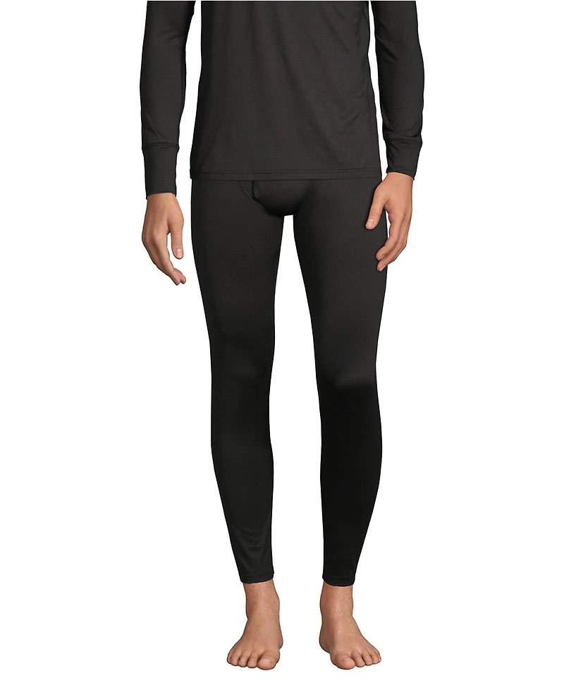Lands' End Big & Tall Stretch Thermaskin Long Underwear Pants Base Layer