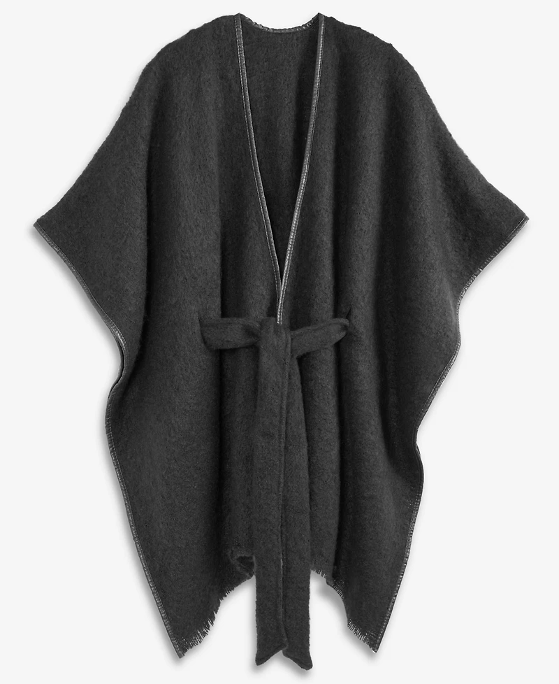 I.n.c. International Concepts Cozy Belted Ruana Topper, Macy's Exclusive