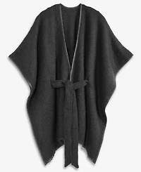 I.n.c. International Concepts Cozy Belted Ruana Topper, Macy's Exclusive