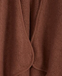 I.n.c. International Concepts Faux Fur Trim Luxe Ruana Topper, Macy's Exclusive