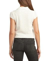 Bcx Juniors Spread-Collar Button-Front Cardigan Sweater