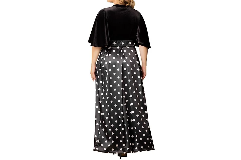 Kiyonna Women's Plus Radiant Opulence Evening Gown