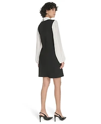Tommy Hilfiger Women's V-Neck Twofer Dress