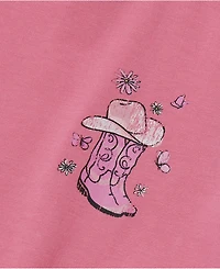 Lands' End Girls Long Sleeve Graphic Meet and Greet Tee