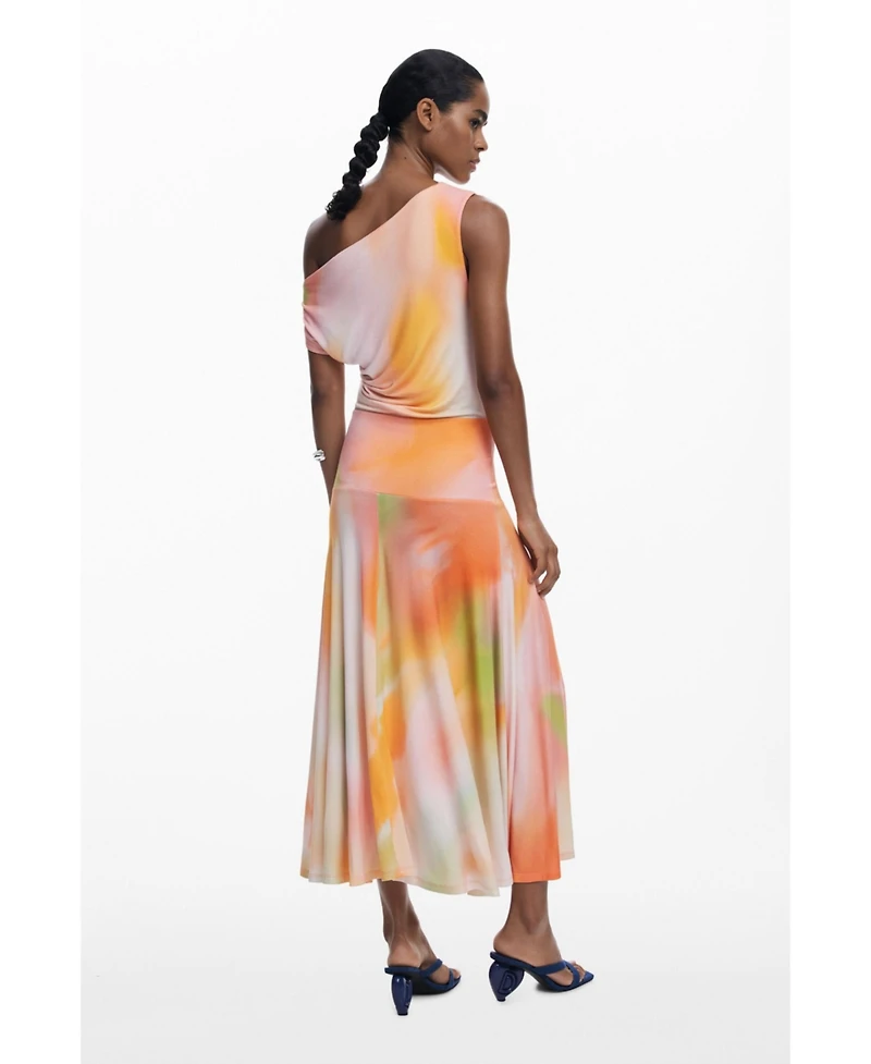 Desigual Women's Asymmetric long dress