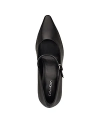 Calvin Klein Women's Naprina Block Heel Mary Jane Pumps