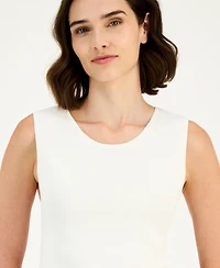 Anne Klein Women's Sleeveless Crewneck Sweater