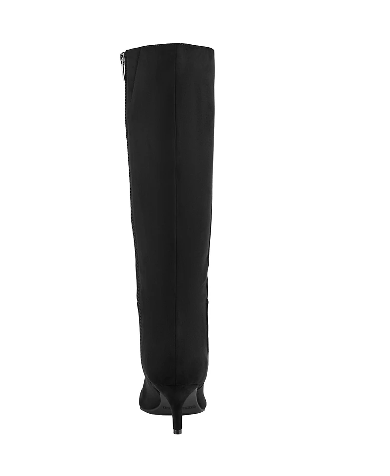 Marc Fisher Women's Glint Wide Calf Tall Pointy Toe Boots